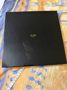 Celine Black Box with Gold Logo